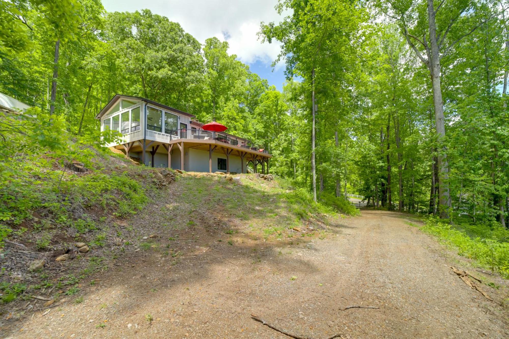 Remote Smoky Mtn Escape With Views And Trail Access! Villa Cullowhee Exterior photo